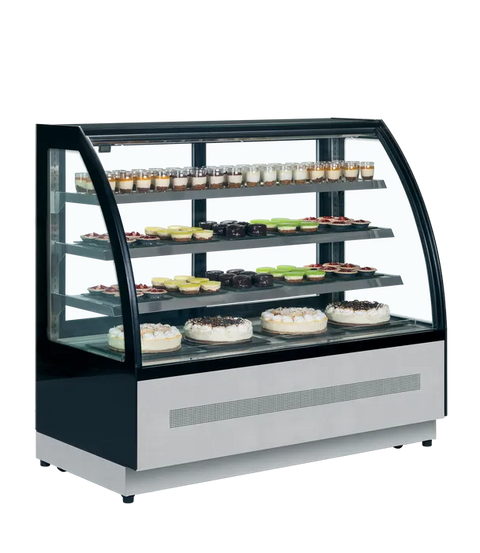 Vitrină frigorifică orizontală (tejghea) Tefcold LPD1500C/BLACK, 277 l