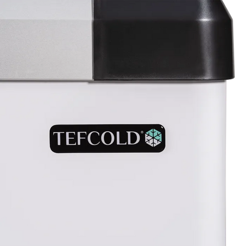 Ladă congelare pentru înghețată cu capace de sticlă Tefcold IDB400-W1, 312 l