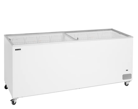 Ladă congelare pentru înghețată cu capace de sticlă Tefcold IC702SC, 560 l