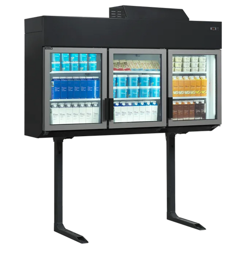 Vitrină de perete refrigerare / congelare Tefcold MTF210B VS, 628 l