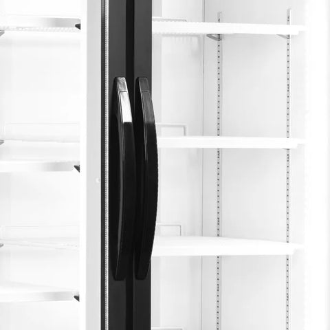 Vitrină frigorifică verticală cu 2 uși și panou luminos Tefcold FSC1200H, 645 l