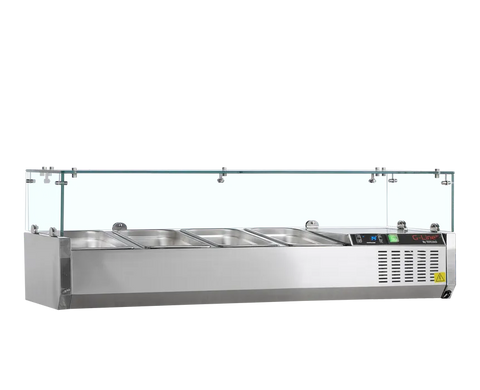 Vitrină frigorifică de ingrediente GN 1/4 Tefcold G-Line GVC33-120, 26 l