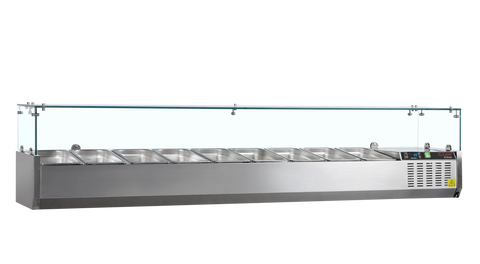 Vitrină frigorifică de ingrediente GN 1/3 Tefcold G-Line GVC38-200, 63,9 l