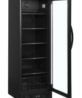 Frigider băuturi Tefcold CEV435CP BLACK, negru, 219 l