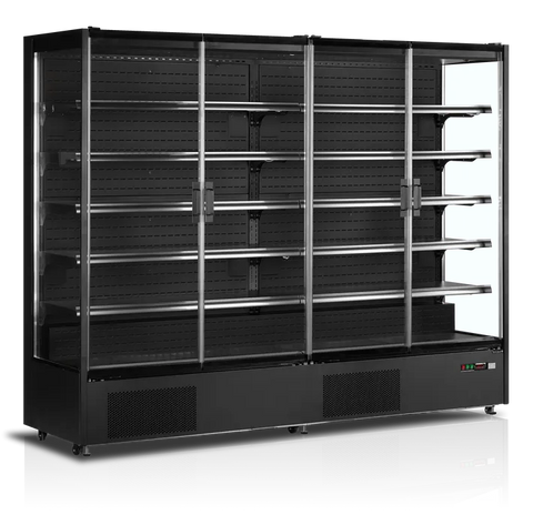 Vitrină frigorifică deschisă (multideck) de supermarket Tefcold PC2500B, 1529 l