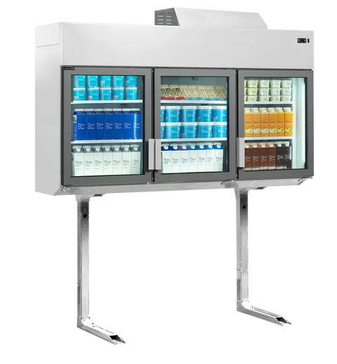 Vitrină de perete refrigerare / congelare Tefcold MTF210 VS, 628 l