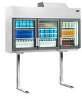 Vitrină de perete refrigerare / congelare Tefcold MTF210, 628 l