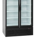 Vitrină frigorifică verticală cu 2 uși și panou luminos Tefcold FSC1950H, 710 l