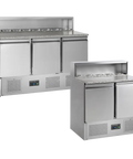 Masă frigorifică pentru pizza GN 1/1 Tefcold PT930, 368 l