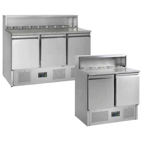 Masă frigorifică pentru pizza GN 1/1 Tefcold PT930, 368 l