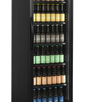 Frigider băuturi Tefcold CEV435CP BLACK, negru, 219 l