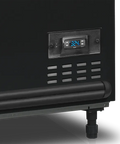 Ladă frigorifică de supermarket refrigerare / congelare Tefcold SFI250B-CF VS, neagră, 718 l