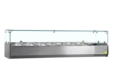 Vitrină frigorifică de ingrediente GN 1/3 Tefcold VK38-160, 59 l