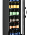 Frigider băuturi Tefcold CEV425CP BLACK, negru, 219 l