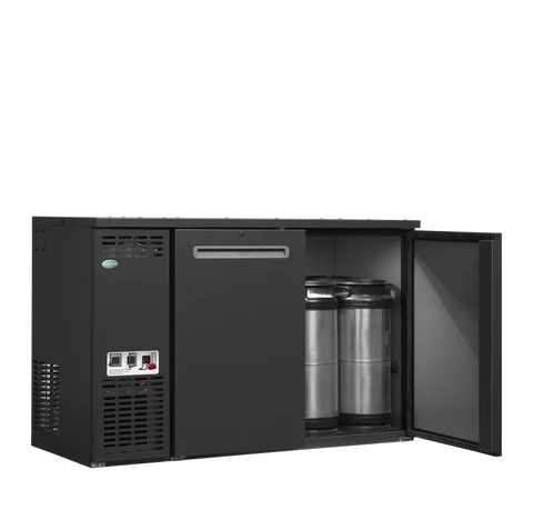 Frigider pentru butoaie de bere (KEG) premium Serrco by Tefcold SFK-8EL+, agregat pe stânga, 367 l
