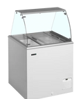 Ladă pentru înghețată la cupă Tefcold IDA200-W1+, 163 l
