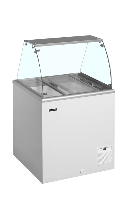 Ladă pentru înghețată la cupă Tefcold IDA200-W1+, 163 l