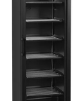 Vitrină congelare verticală Tefcold UFSC371GCP Black, neagră, 270 l
