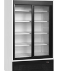 Vitrină frigorifică verticală cu 2 uși și panou luminos Tefcold FSC1000S, 524 l