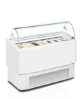 Vitrină ventilată de înghețată la cupă ISA FIJI 7, 1354 × 630 mm