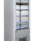 Vitrină frigorifică deschisă (multideck) inox Tefcold MCX90M, 370 l