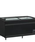 Ladă frigorifică de supermarket refrigerare / congelare Tefcold SFI145B-CF VS, neagră, 422 l