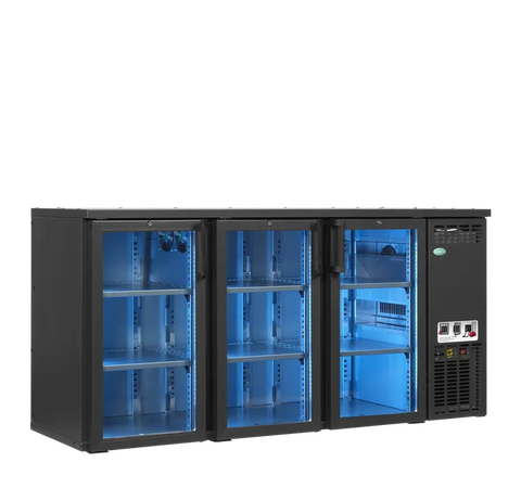 Frigider bar orizontal (back bar) premium Serrco by Tefcold SCL-222GMU+, 422 l