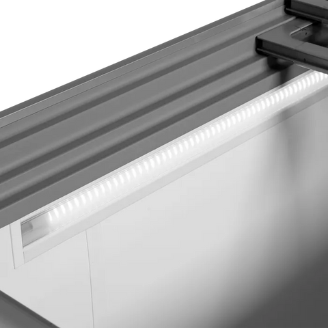 Ladă congelare pentru înghețată cu capace de sticlă Tefcold IDA300-W1, 267 l