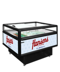 Vitrină frigorifică de impuls refrigerare / congelare Tefcold UHD201 /Black, neagră, 165 l