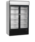 Vitrină frigorifică verticală cu 2 uși și panou luminos Tefcold FSC1200H, 645 l