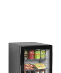 Minibar cu ușă de sticlă Tefcold TM45GC, 34 l