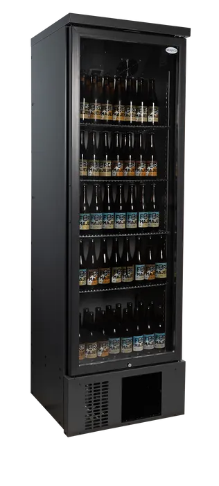 Vitrină frigorifică verticală premium Serrco by Tefcold SGD-300GE, 260 l