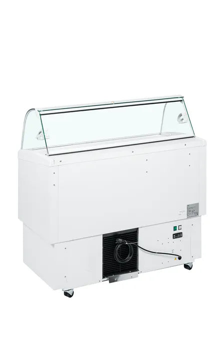 Vitrină ventilată de înghețată la cupă ISA FIJI 7, 1354 × 630 mm