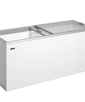 Ladă congelare pentru înghețată cu capace de sticlă Tefcold IDA600-W1, 489 l