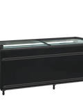Ladă frigorifică de supermarket refrigerare / congelare Tefcold SFI185B-CF VS, neagră, 500 l
