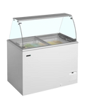 Ladă pentru înghețată la cupă Tefcold IDA300-W1+, 267 l