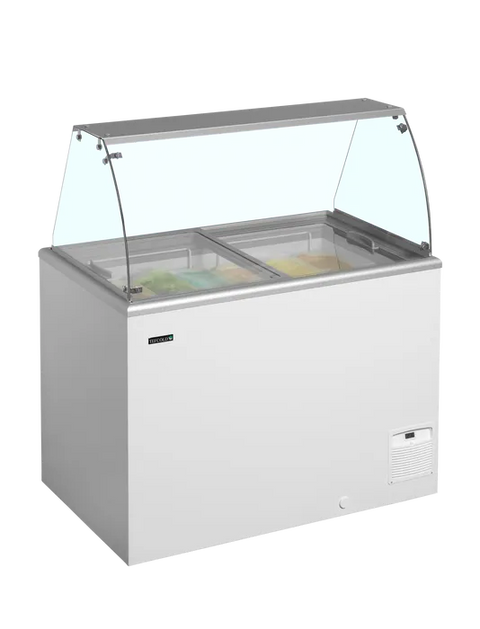 Ladă pentru înghețată la cupă Tefcold IDA300-W1+, 267 l