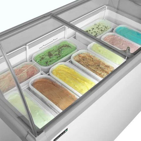 Ladă pentru înghețată la cupă Tefcold NIC402SC-SO, 298 l