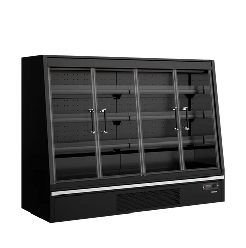Vitrină frigorifică deschisă (multideck) de supermarket Tefcold Galaxy+ GPL20FGD Black / DF, 540 l
