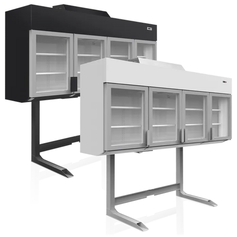 Vitrină de perete refrigerare / congelare Tefcold MTF250 VS, 650 l