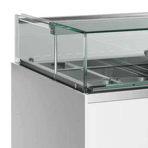 Vitrină ventilată de înghețată la cupă ISA DELTA NEW, 130 l