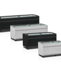 Ladă frigorifică de supermarket refrigerare / congelare Tefcold SFI250B-CF VS, neagră, 718 l