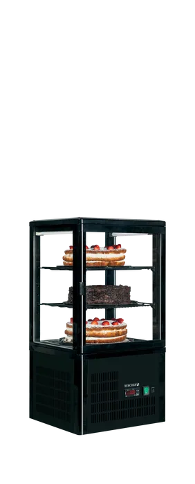Vitrină frigorifică de banc Tefcold UPD60-BLACK, 58 l