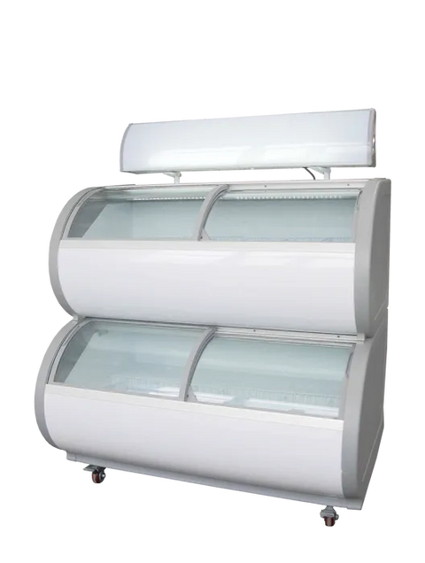 Vitrină congelare pe două niveluri Tefcold TD500, 408 l