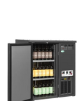Frigider bar orizontal (back bar) premium Serrco by Tefcold SCL-2MU+, 124 l