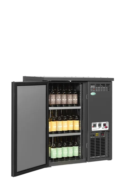 Frigider bar orizontal (back bar) premium Serrco by Tefcold SCL-2MU+, 124 l
