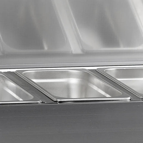 Vitrină frigorifică de ingrediente GN 1/4 Tefcold G-Line GVC33-150 S/S, 36,4 l