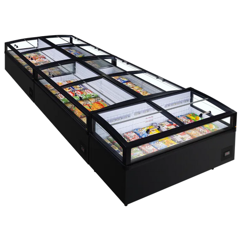 Ladă frigorifică de supermarket refrigerare / congelare Tefcold View 250 CF VS B, 860 l