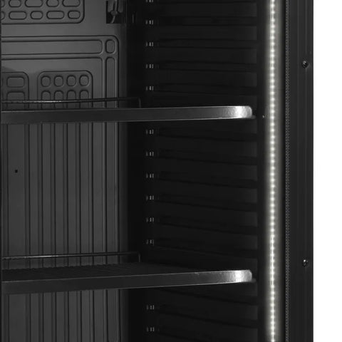 Frigider băuturi Tefcold CEV425CP BLACK, negru, 219 l