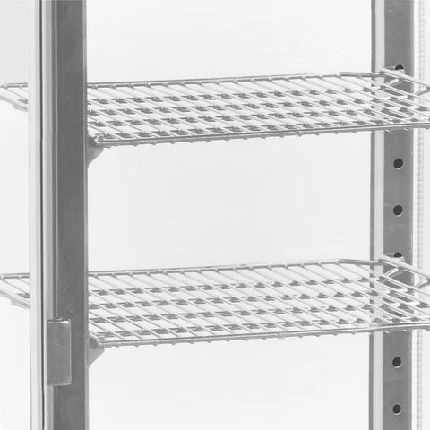 Vitrină frigorifică de banc Tefcold UPD60-GREY, 58 l